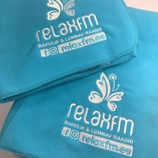 Relax FM logoga rätikud