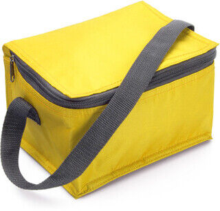 Six can polyester cooler bag. 2. picture