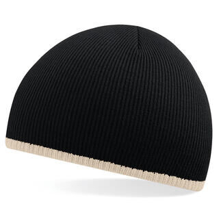Two-Tone Beanie Knitted Hat 2. pilt